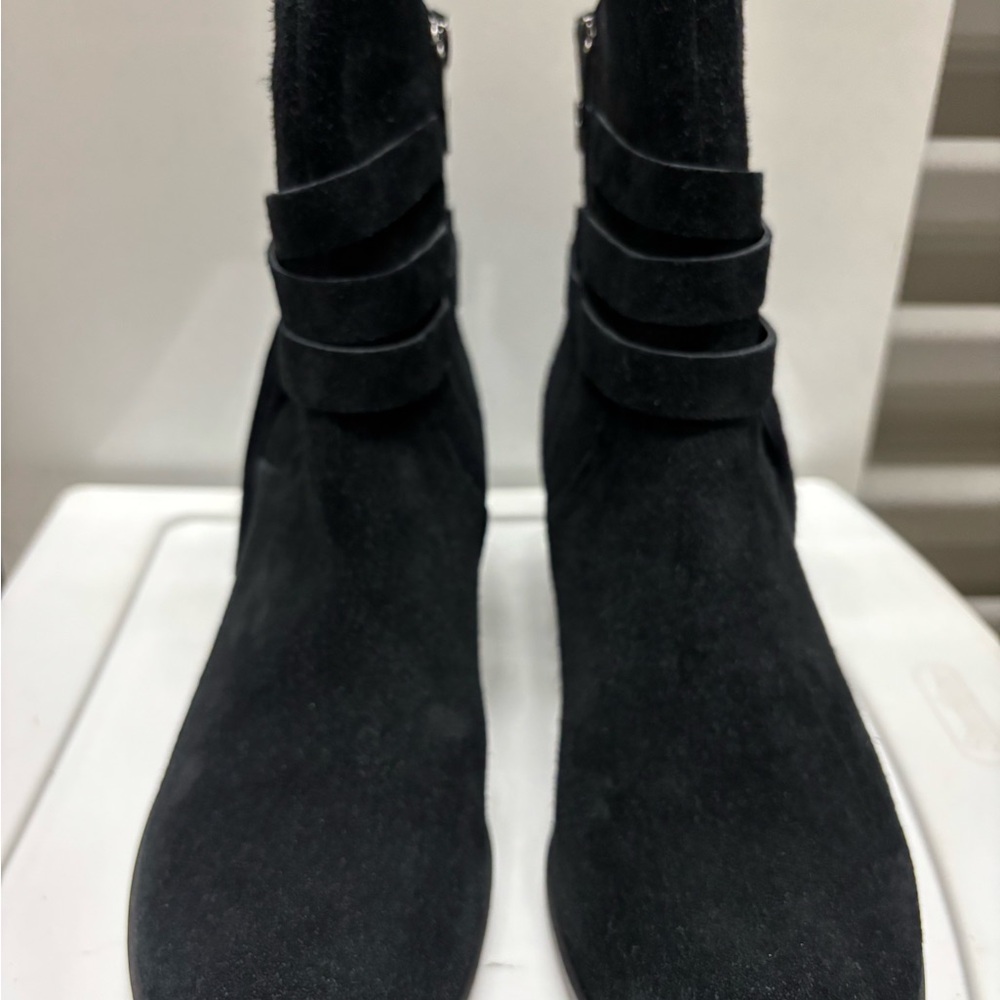 Koolaburra Black Suede Ankle Boots